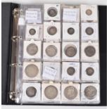 One album of historical mainly silver British coinage dating from George II through to George VI.