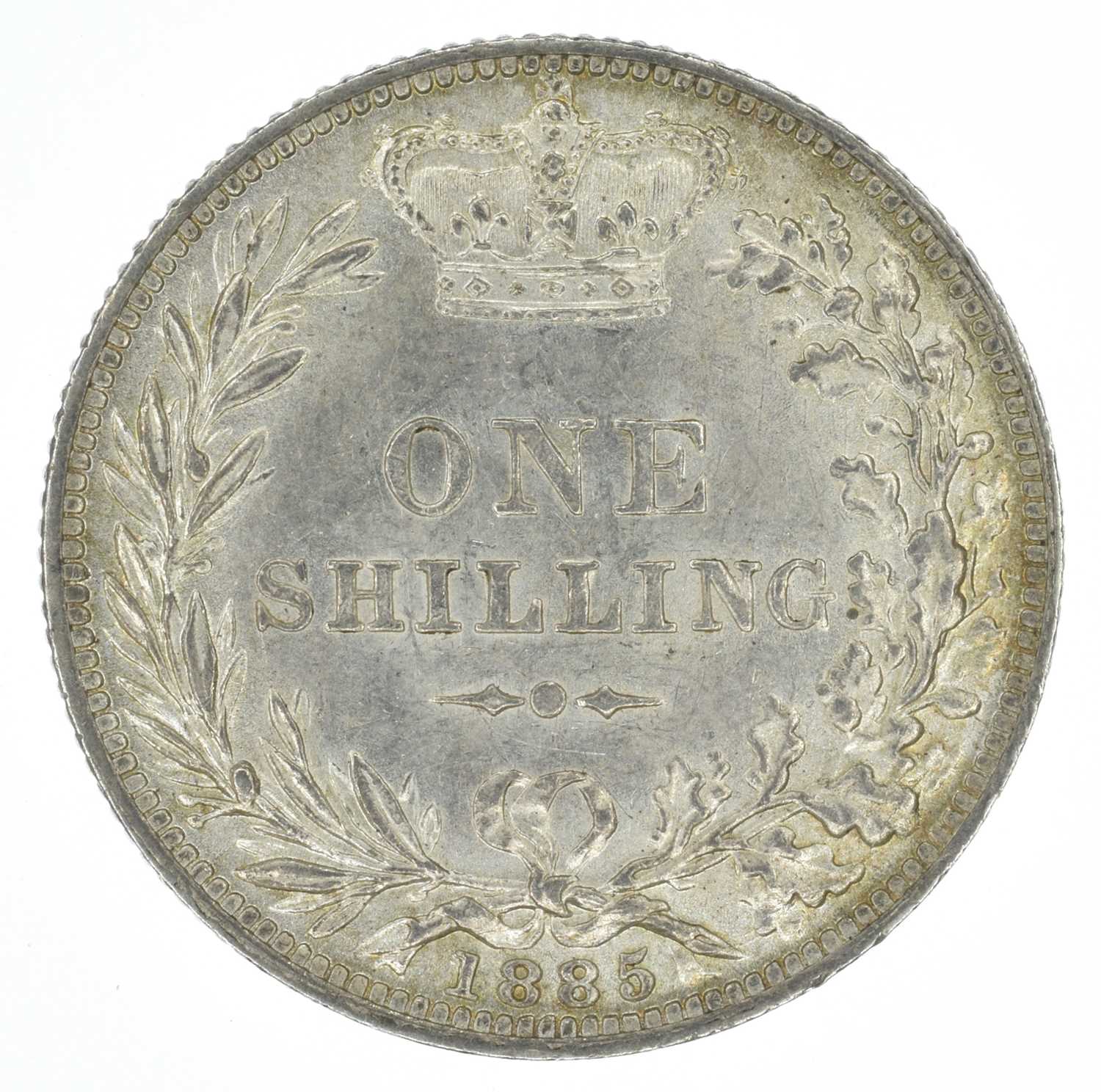 Queen Victoria, Shilling, 1885, gEF. - Image 2 of 2