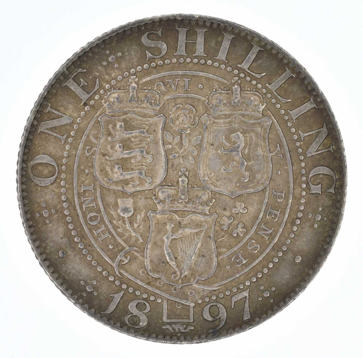 Queen Victoria, Shillings, 1897(2) and 1898 (3). - Image 2 of 6