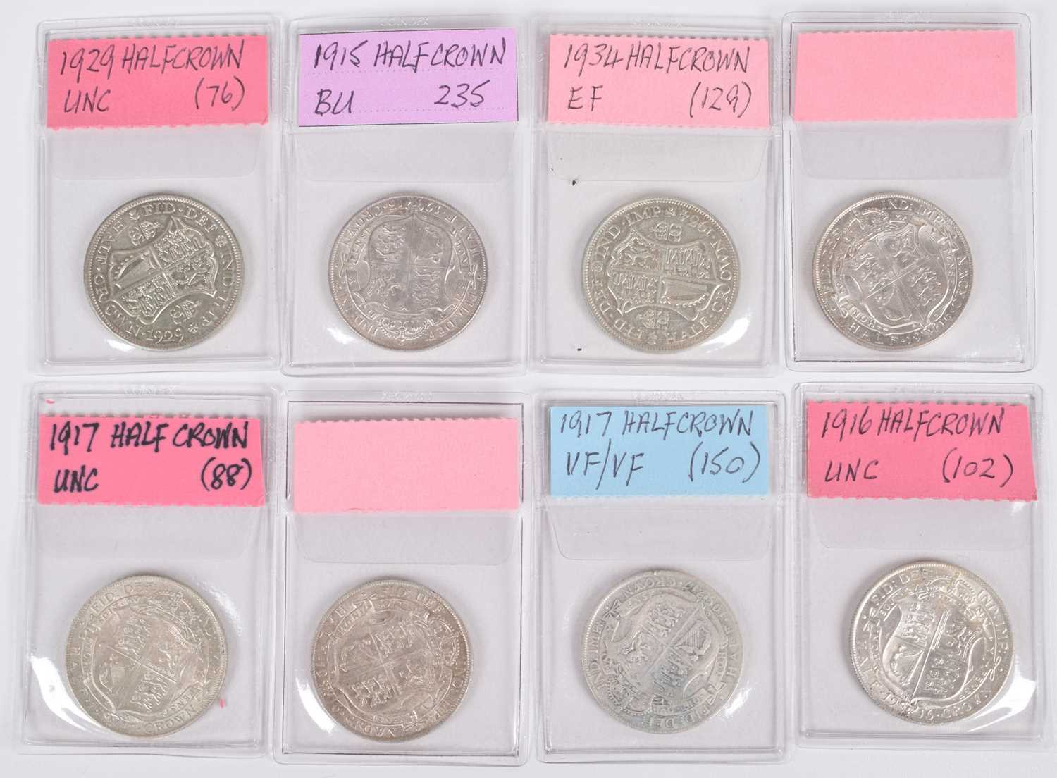 Selection of King George V, Halfcrowns (13). - Image 2 of 4