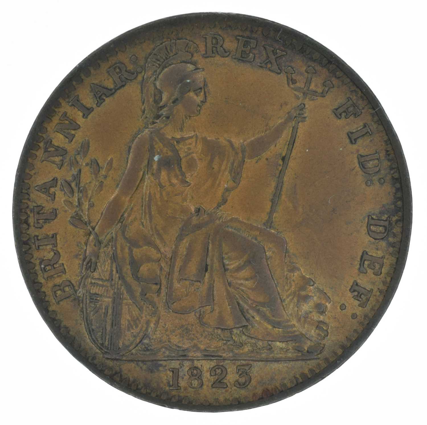 King George III, Penny, 1806 and King George IV, Farthing, 1823 (2). - Image 4 of 4