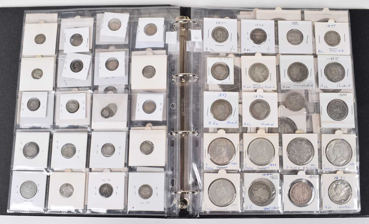 One album of historical mainly silver British coinage dating from George II through to George VI. - Image 4 of 10