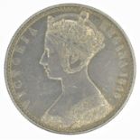 Queen Victoria, Florin, 1849, 'Godless' type A, gVF.