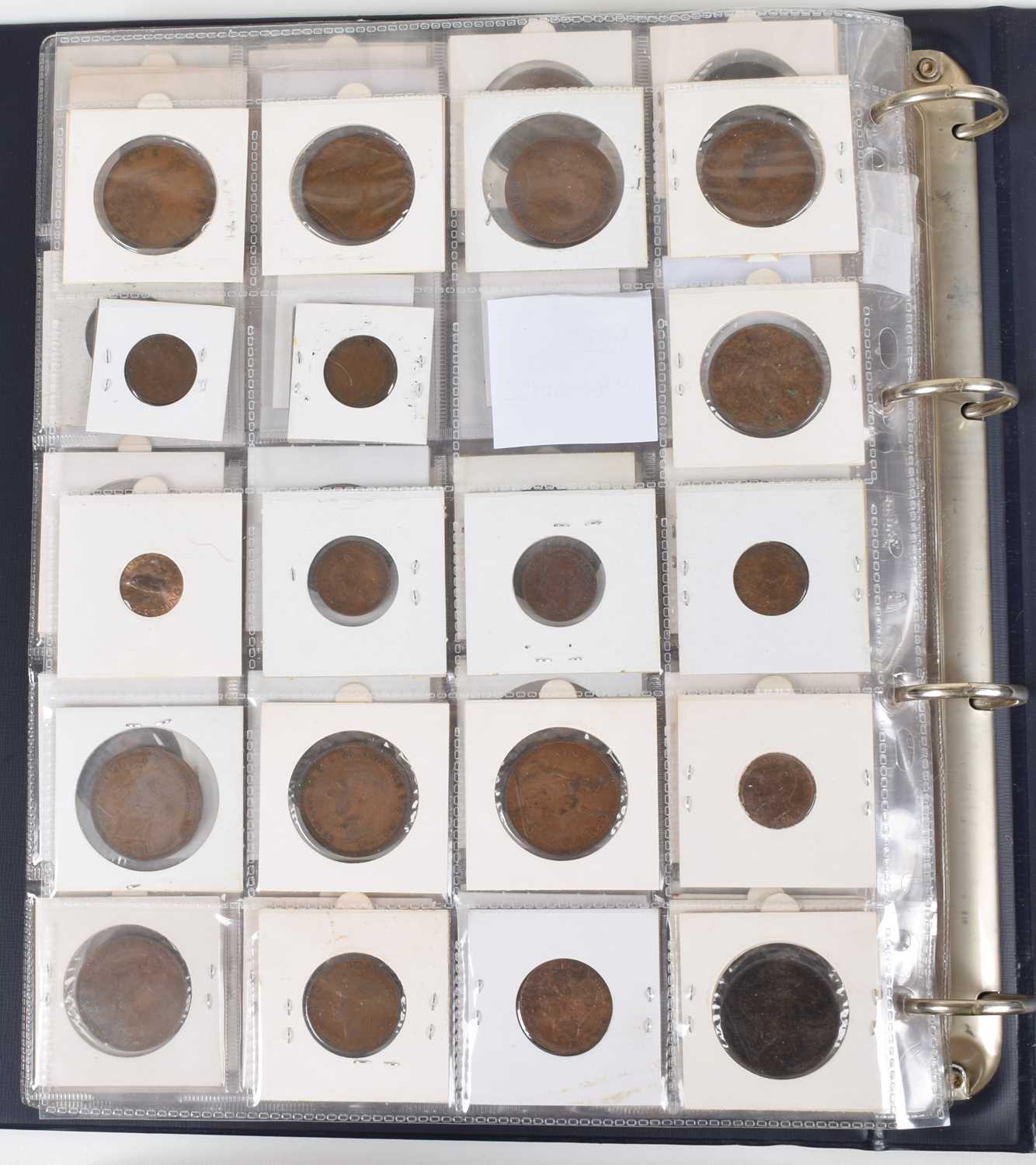 One album of historical copper British coinage dating from Charles II through to George VI. - Image 11 of 11