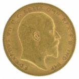 King Edward VII, Half-Sovereigns, 1905, 1906, 1907, VF (3).