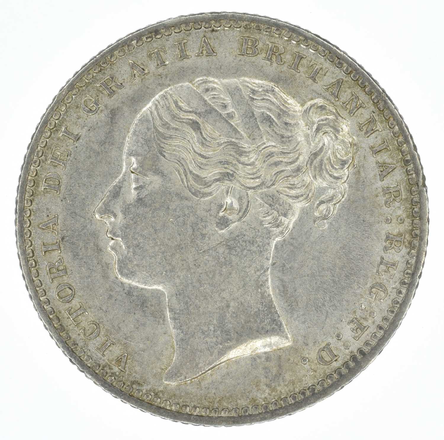 Queen Victoria, Shilling, 1885, gEF.