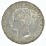 Queen Victoria, Shilling, 1885, gEF.