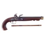 Kentucky Jager .44 flintlock muzzle loading pistol serial number 4044