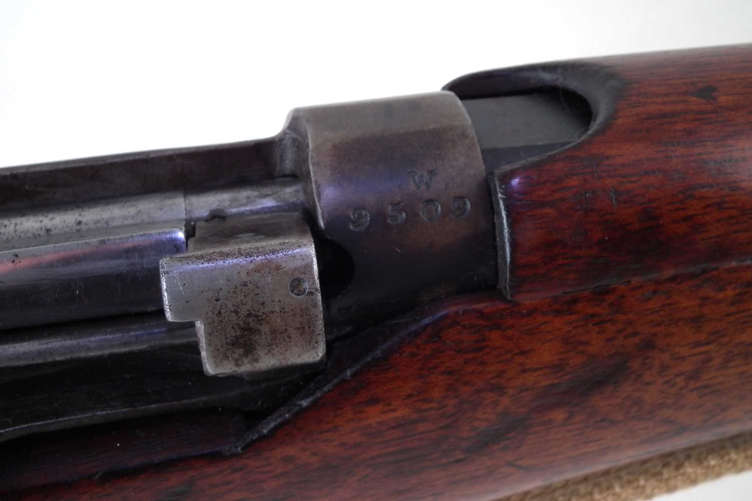 BSA Lee Enfield SMLE .303 bolt action rifle serial number W9509 - Image 4 of 13