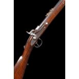 Cased Westley Richards Monkey Tail rifle serial number 328 in case