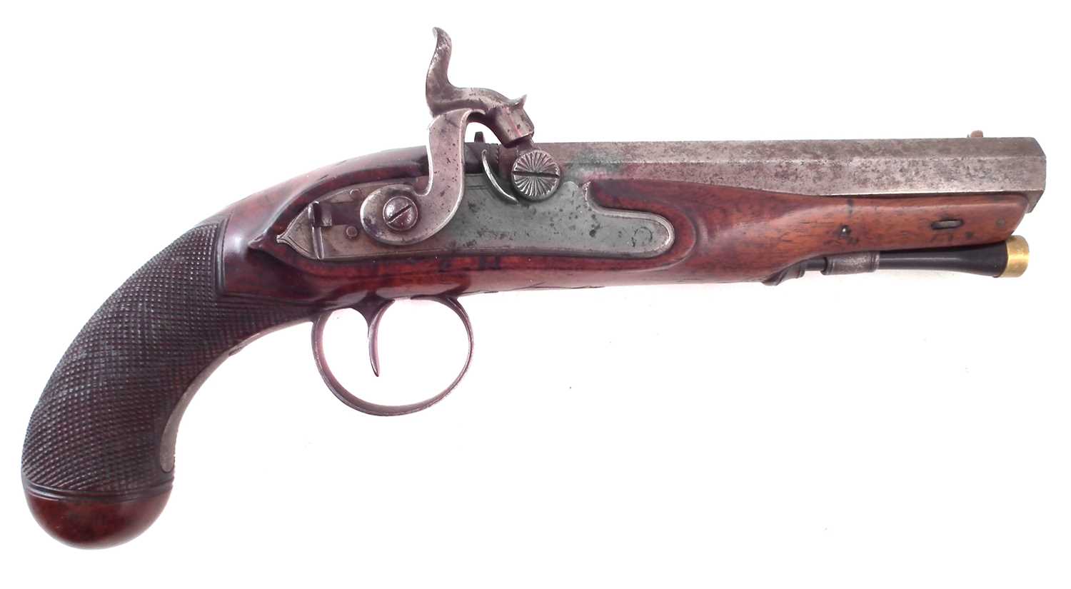 Henry Nock percussion pistol