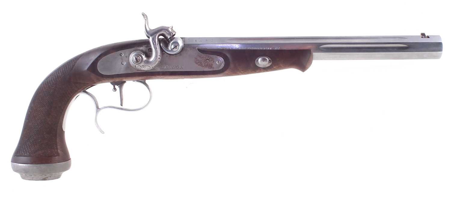 Potet Le Page style .45 calibre muzzle loading pistol serial number 6683