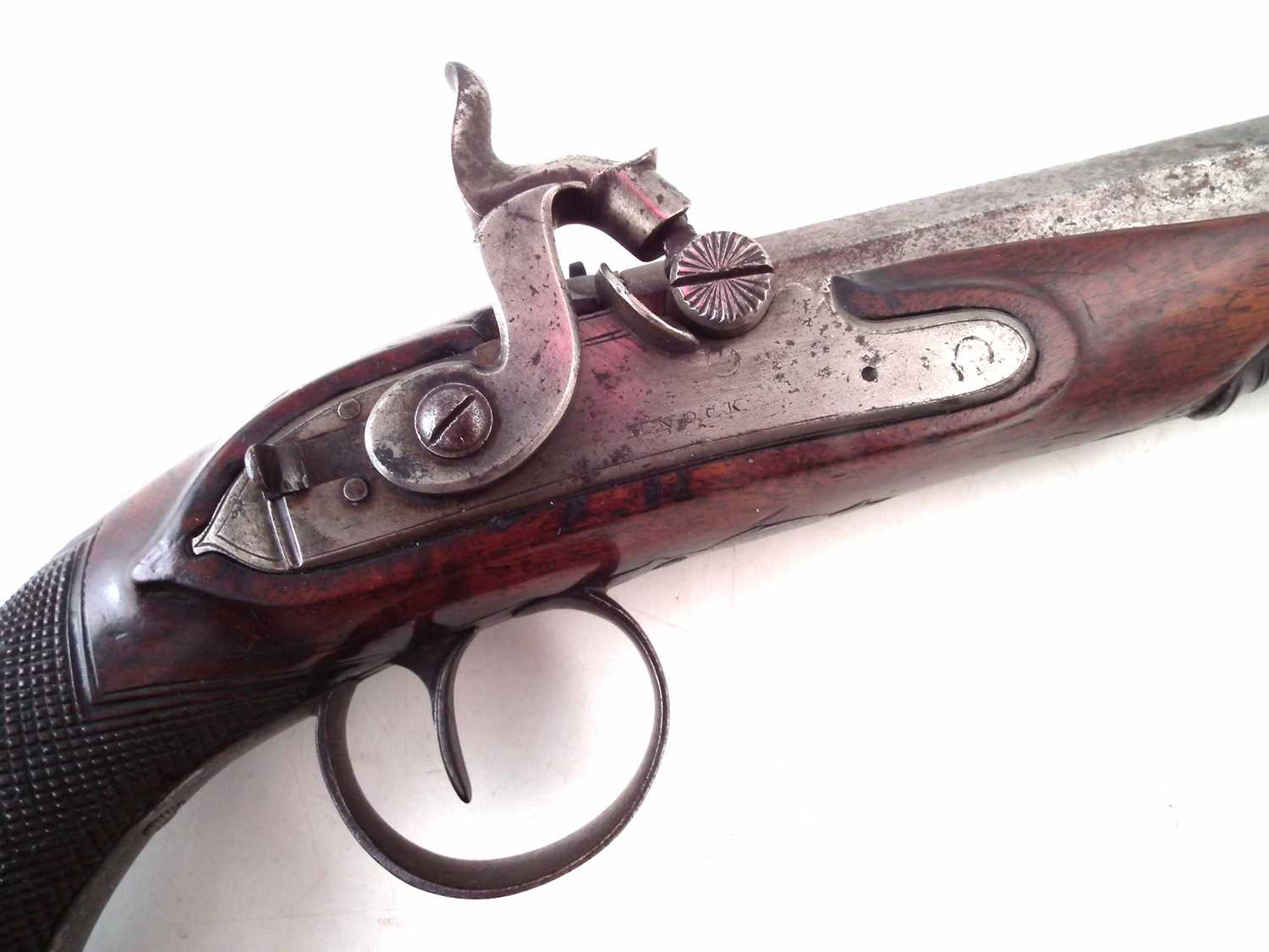 Henry Nock percussion pistol - Image 2 of 8