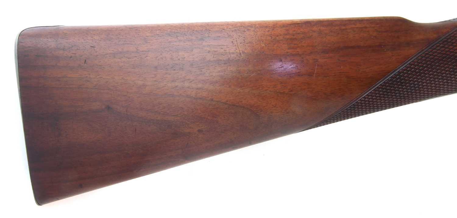 Cased Westley Richards Monkey Tail Rifle serial number 740 with case - Image 9 of 20