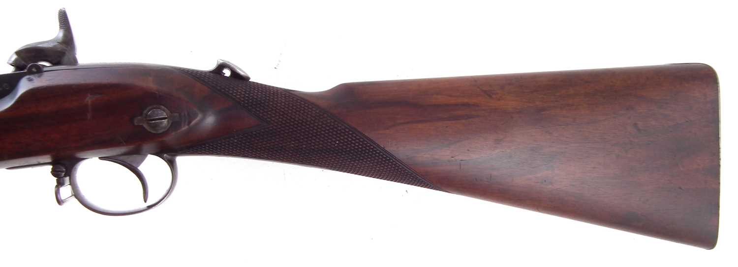 Cased Westley Richards Monkey Tail Rifle serial number 740 with case - Image 11 of 20