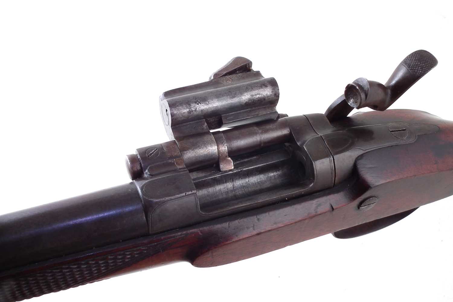 Thomas Bland .360 no.5 Snider action Rook Rifle - Image 8 of 14