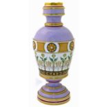 Late 19th century century Staffordshire vase