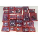 24 Del-Prado mounted and un-mounted soldier figures of nations in original blister packs