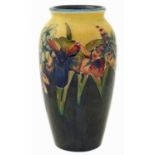 Moorcroft orchid vase, 19cm high (the base is drilled and filled)