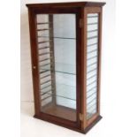 Shop counter glass display cabinet