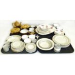 Quantity of Royal Doulton "Samarra" tea/dinner ware, Royal Worcester gold tureen etc. and a quantity