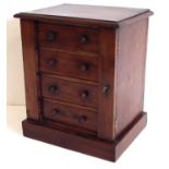 Miniature wellington chest of drawers