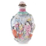 Chinese porcelain snuff bottle,