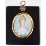 English School, 18th century Portrait of Margaret Irving, quarter-length