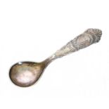 A Norwegian silver commemorative spoon