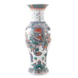 Chinese famille verte vase