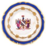 Chamberlains Worcester plate from the Lord Dudley service