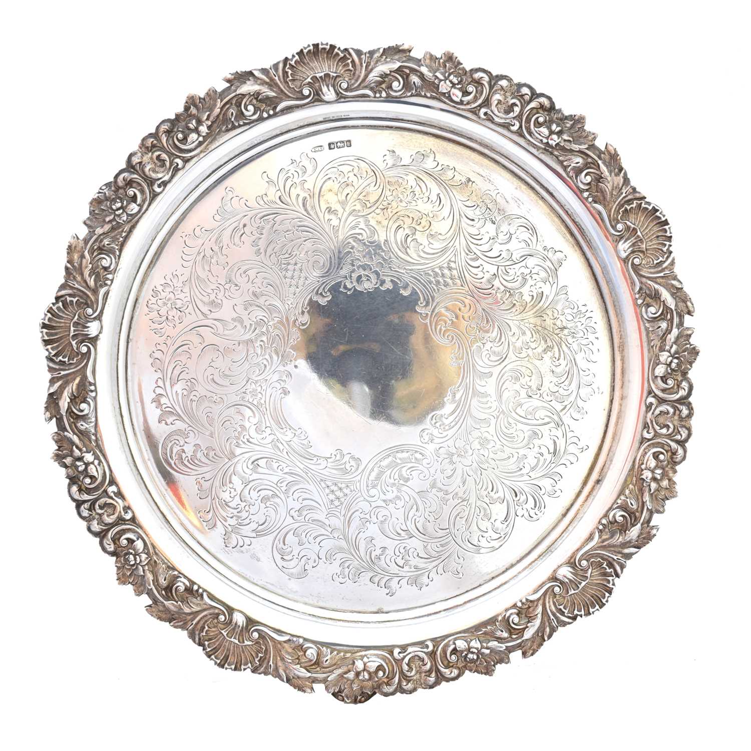 An Edward VII silver salver