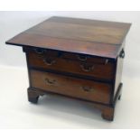 George III mahogany bachelor chest