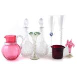 Collection of glass ware