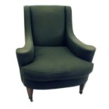 Edwardian upholstered armchair