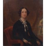 English School, 19th century Portrait of a seated lady