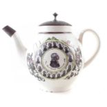 Wesley creamware teapot