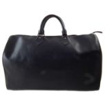 A Louis Vuitton black Epi Speedy 40 handbag,