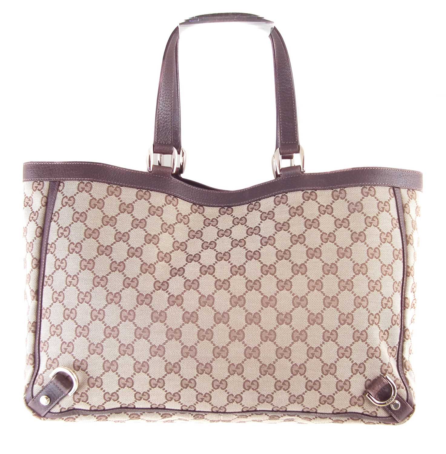 A Gucci canvas Abbey tote handbag, - Image 2 of 2