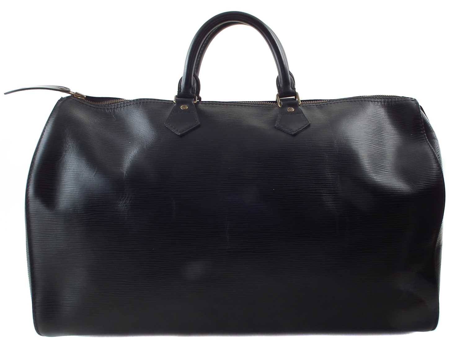 A Louis Vuitton black Epi Speedy 40 handbag, - Image 2 of 2