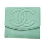 A Chanel Trifold Flap Wallet,