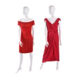 Two designer dresses,