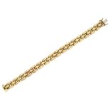 A 9ct gold bracelet,