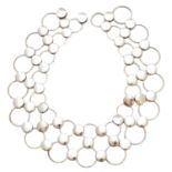 A Georg Jensen collar, pattern no. 464,