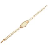 A 9ct gold ladies Rotary quartz watch,