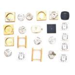 A selection of watch parts,