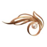 A Tasaki Pearls brooch,