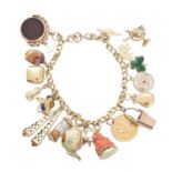 A charm bracelet,