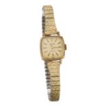 A ladies 9ct gold Tudor Precision watch,