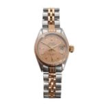 A ladies steel and gold Rolex Oyster Perpetual Lady Datejust wristwatch,